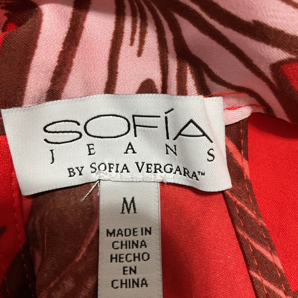 sofia by sofia vergara Red Tropical Halter Maxi Dress - Picture 10 of 12